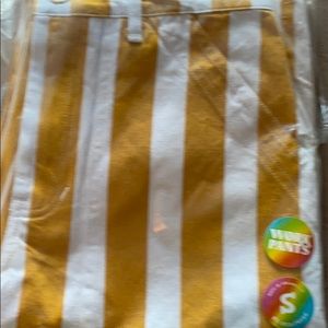 Big Bud Press Yellow Striped Pants-SMALL